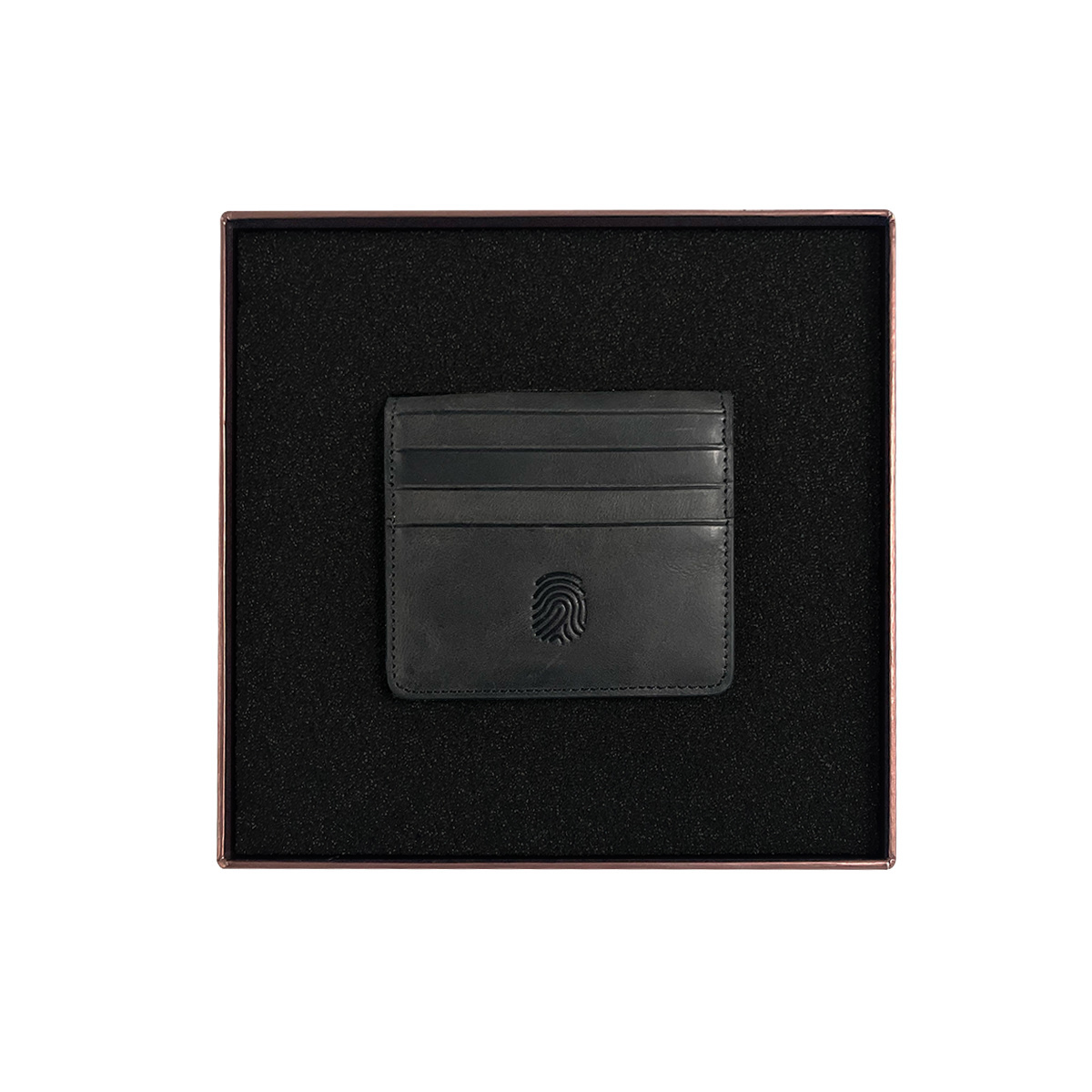 Finger Print Deri Siyah Czdan FD-7535