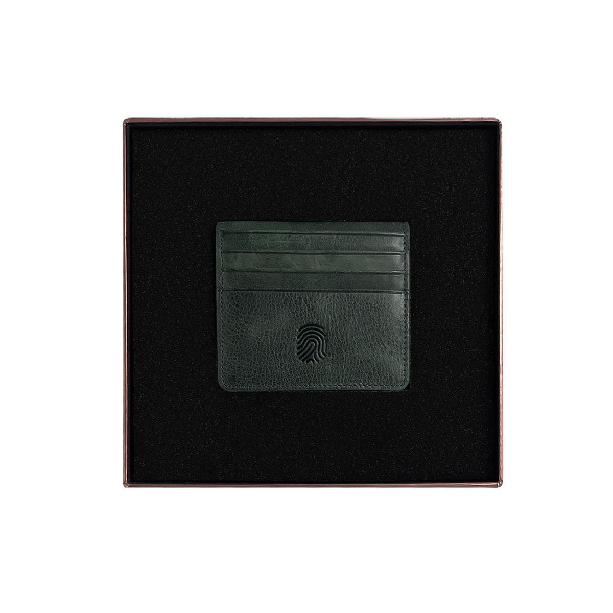 Finger Print Deri Yeil Czdan FD-7535