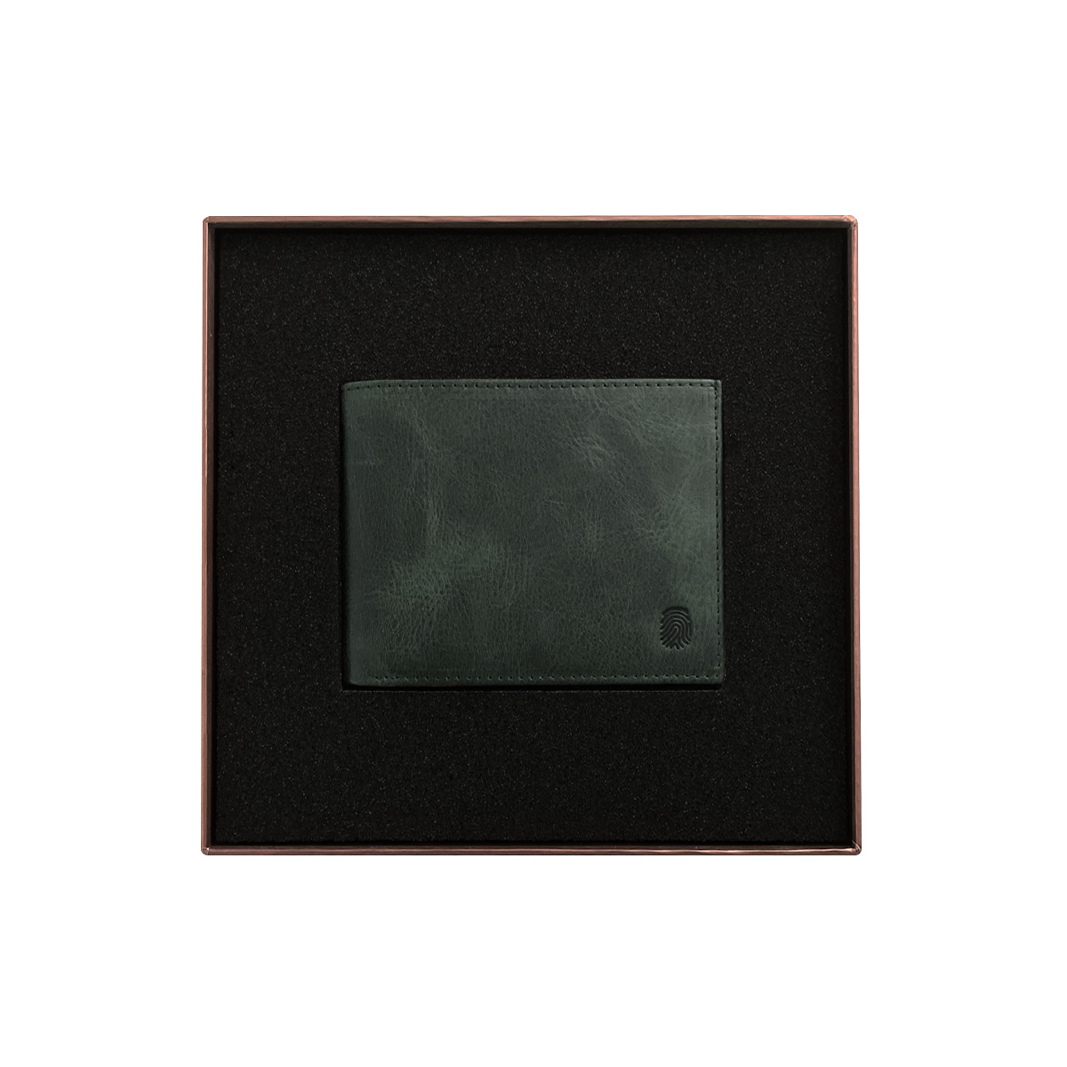 Finger Print Deri Yeil Czdan FD-7538