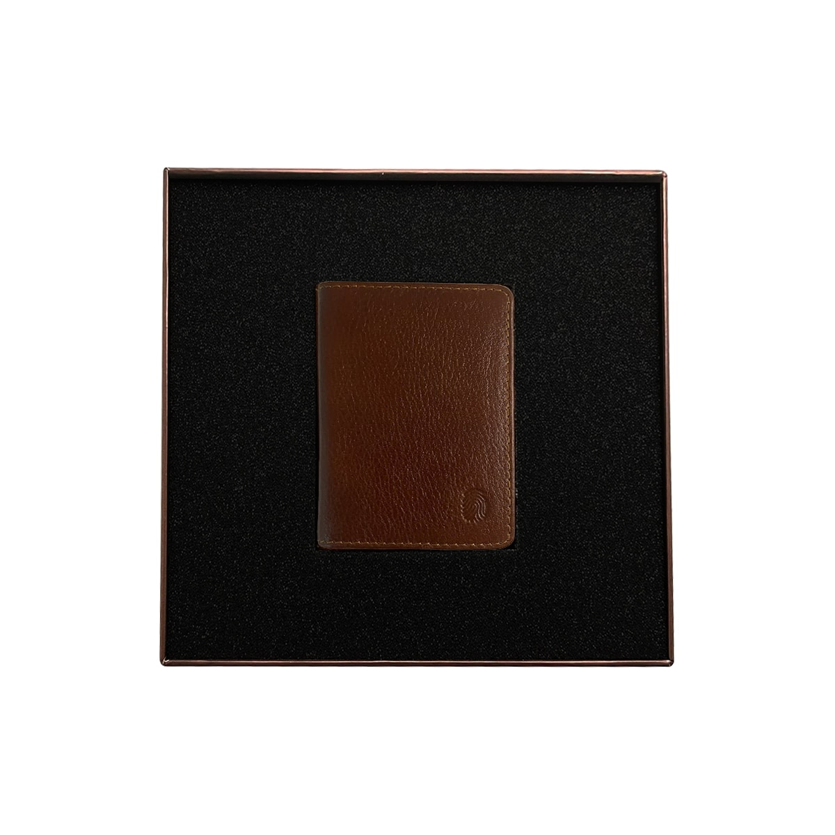 Finger Print Deri Kahve Rengi Czdan FD-7541