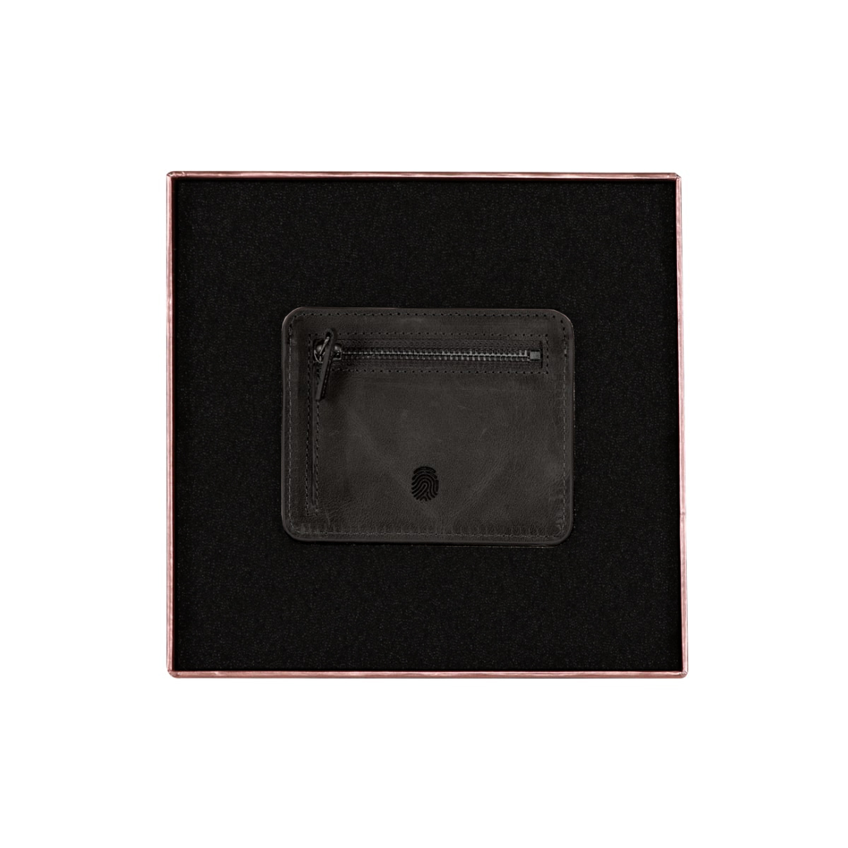 Finger Print Deri Antrasit Czdan FD-7542