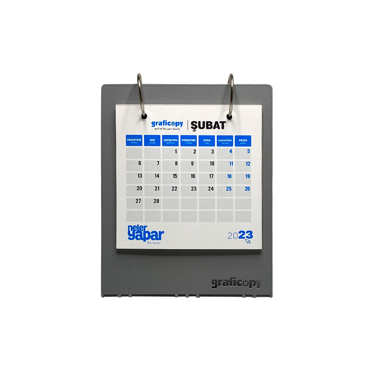 zel Kesim Metal Takvim MT-5045