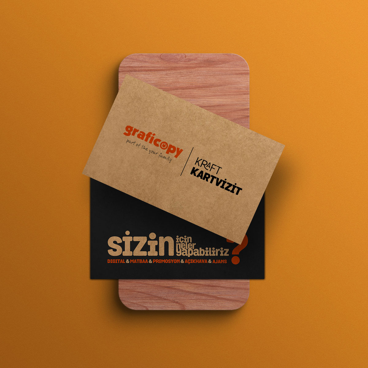 Graficopy kraft Kartvizit