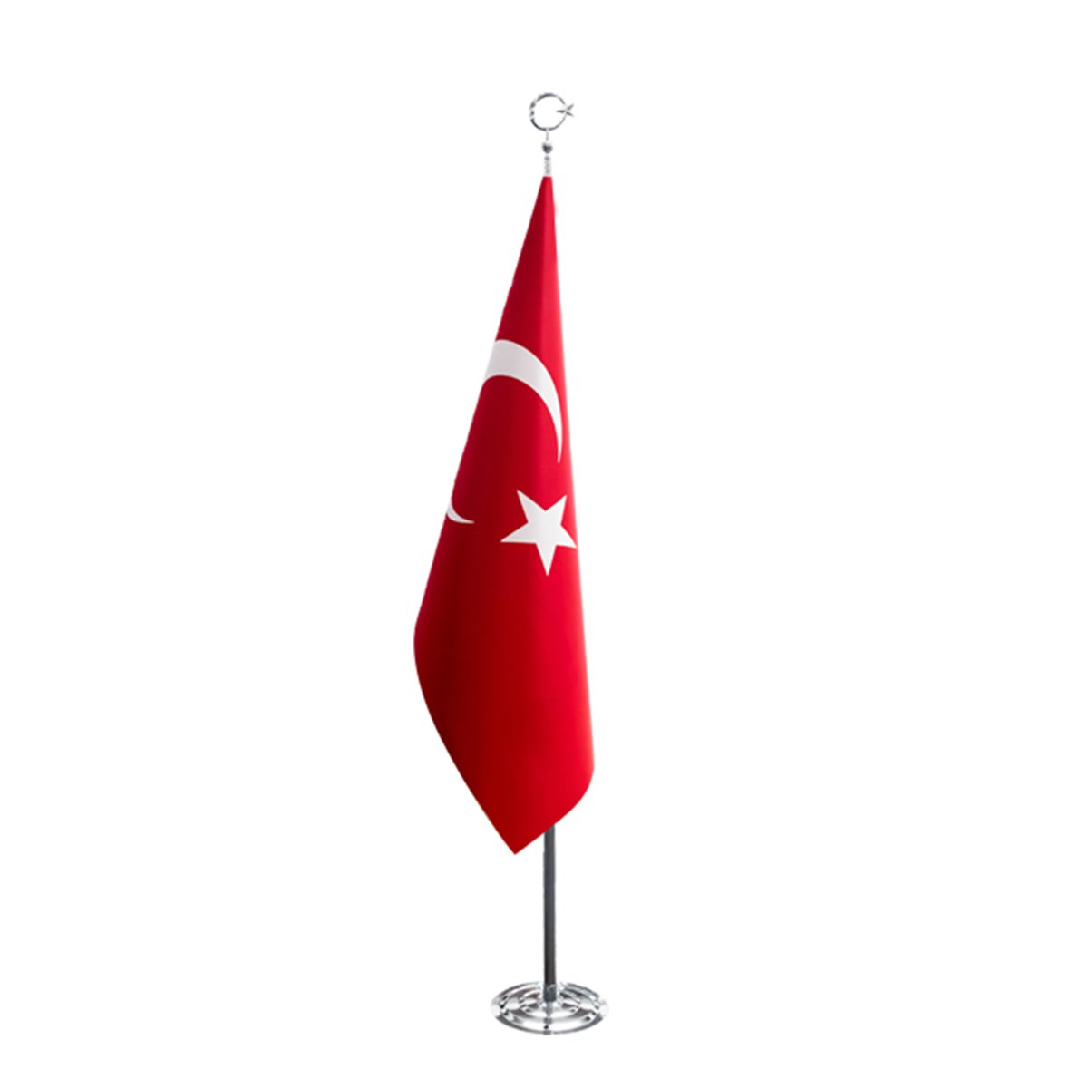 Krom direkli Trk bayrakl makam bayra
