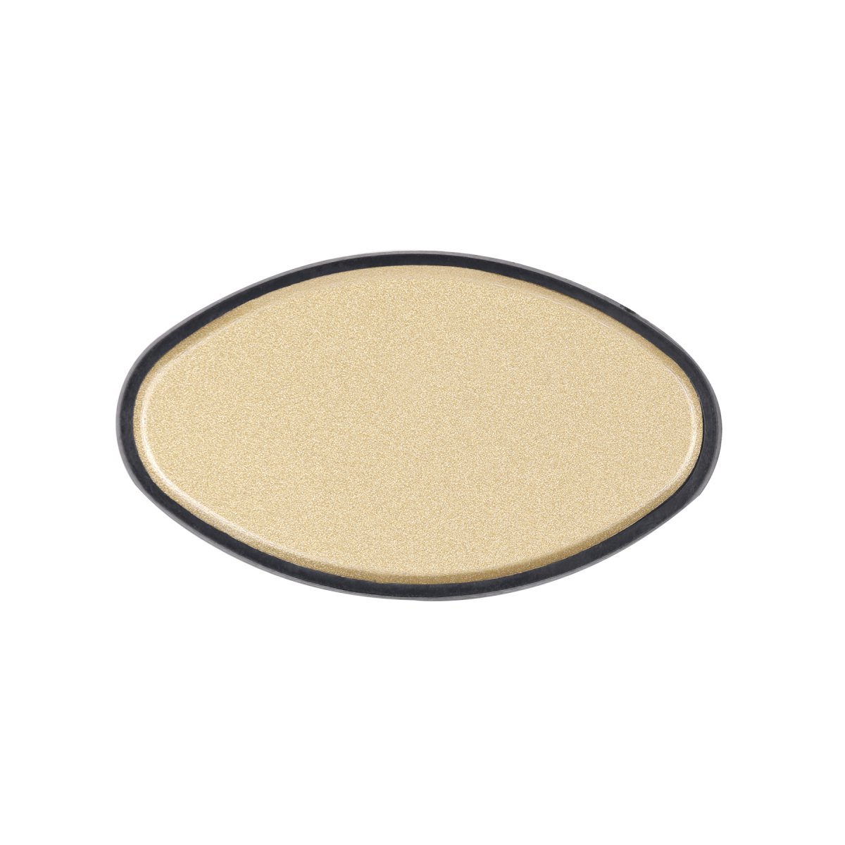 Yaka Kart Gold Simli Oval