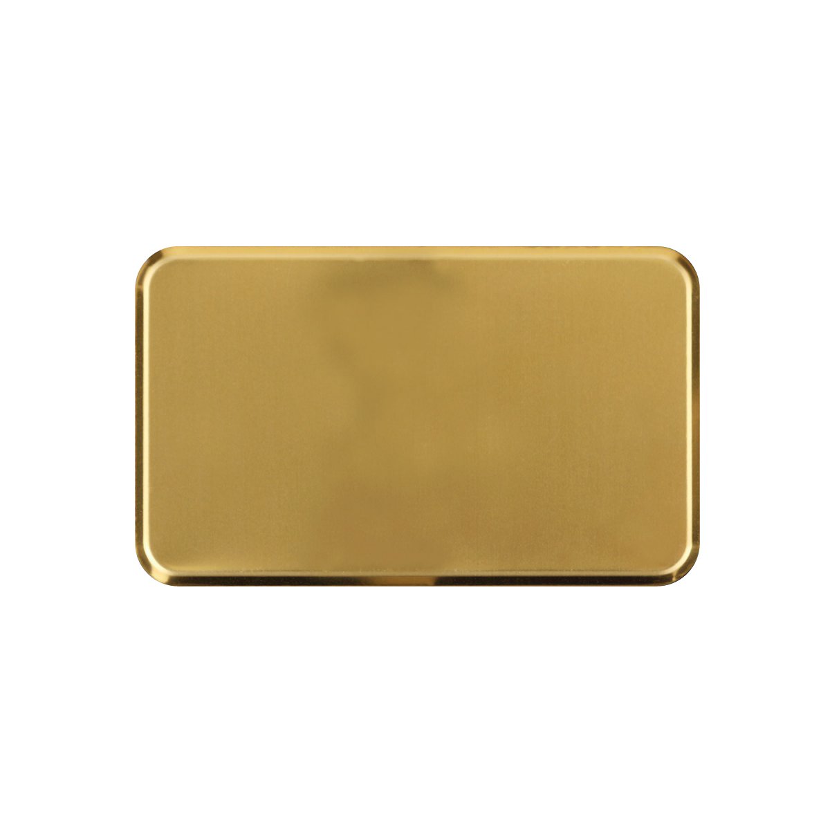 Yaka Kart Aynal Gold Dikdrtgen